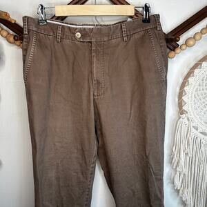 Peter Millar Brown Dress Pants